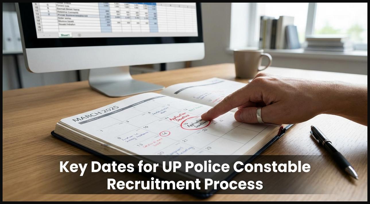 A calendar displaying important dates and application deadlines for the RRB Group-D recruitment process.